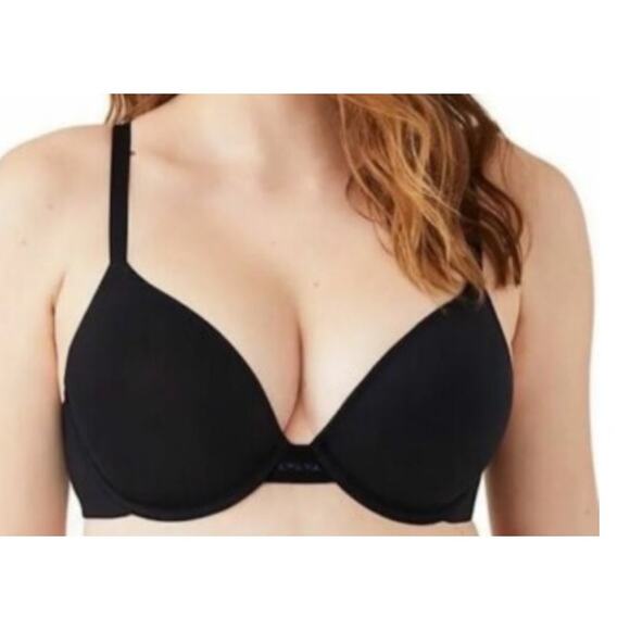 Wacoal 858313 Perfect Primer Push Up bra black size 38DD 38E - Picture 1 of 7